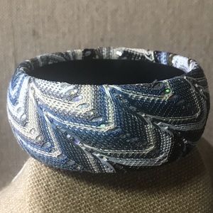 Colorful Fabric wrapped bangle